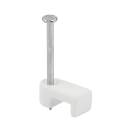 Dottie L.H. Dottie 1/4'' X 1/8'' White Bell Telephone and Thermostat Wire Strap, 400PK PLX18W